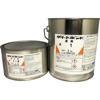 エポキシ樹脂 クリートボンド#1夏用3kg(注入材・樹脂モルタル用途) ABC商会