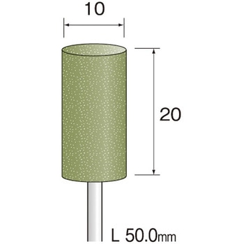 研磨用ゴム砥石 軸径2．34mm(砥粒：WA・硬さ：ミディアム) Minimo