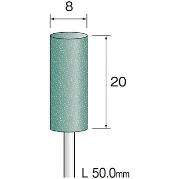研磨用ゴム砥石 軸径2．34mm(砥粒：WA・硬さ：ハード) Minimo