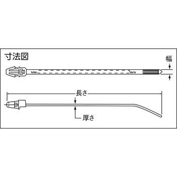 ナイロン結束バンド(押し込みタイプ) PANDUIT