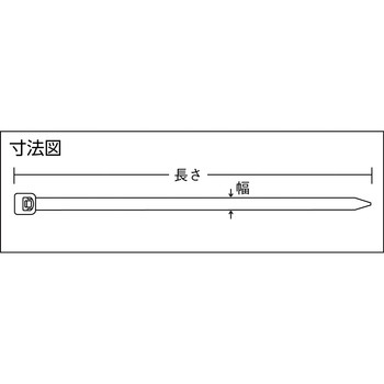 ナイロン結束バンド(耐候性タイプ) バックルタイプ PANDUIT