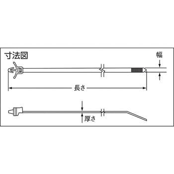 ナイロン結束バンド(押し込みタイプ・ウイング付) PANDUIT