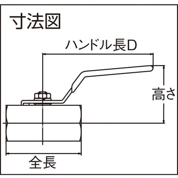禁油処理ボールバルブ(黄銅) レバーハンドル型 ハマイ