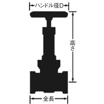 給湯用コアリング付ゲートバルブ 10G-HN 大和バルブ