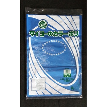 規格カラーポリ袋25ミクロン(食品衛生法適合品) タイヨーマーク(中川製袋化工)