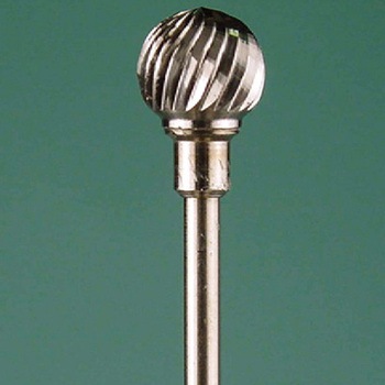 超硬カッター 軸径2．34mm 球 スパイラルカット Minimo