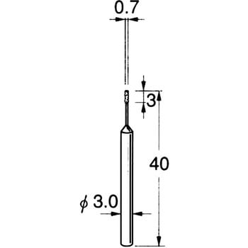 機械研削用 軸付電着ダイヤモンド砥石 リューター(日本精密機械工作)