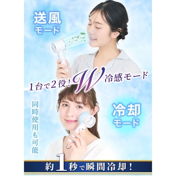 冷却プレート付きハンディーファン 大河商事