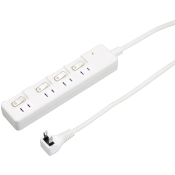 雷ガード付節電タップ5mホワイト ヤザワコーポレーション