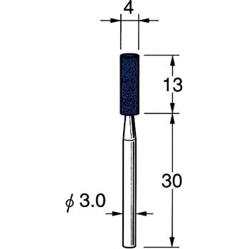 軸付砥石 軸径3mm リューター(日本精密機械工作)