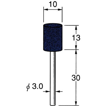 軸付砥石 軸径3mm リューター(日本精密機械工作)