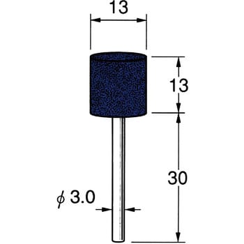 軸付砥石 軸径3mm リューター(日本精密機械工作)