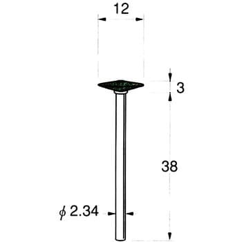軸付シリコンゴム砥石 リューター(日本精密機械工作) 軸付砥石 【通販
