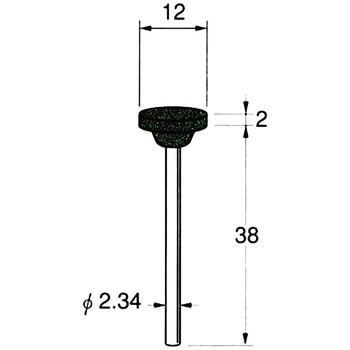 軸付シリコンゴム砥石 リューター(日本精密機械工作) 軸付砥石 【通販