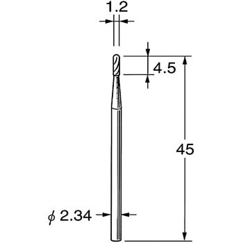 精密加工用超硬カッター リューター(日本精密機械工作)