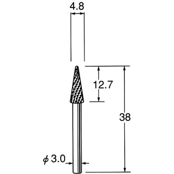 超硬カッター オール超硬タイプ リューター(日本精密機械工作)