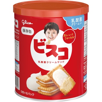 ビスコ 保存缶 5枚×6パック 単品 江崎グリコ