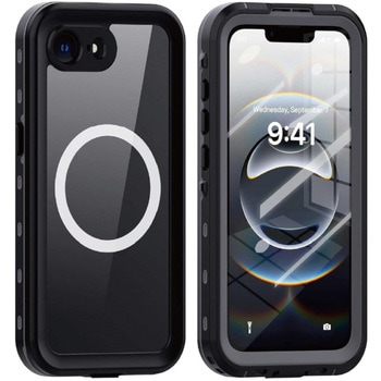iPhone16e対応 防水ケース ブラック エムディーエス