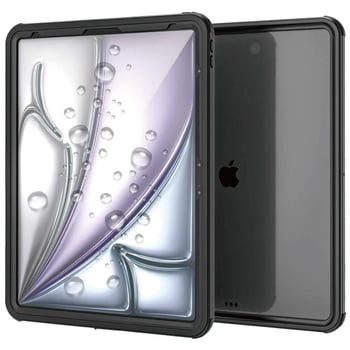 iPad Air(M2)13インチ対応 防水防塵耐衝撃ケース ブラック エムディーエス