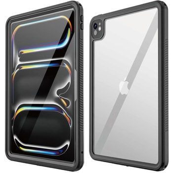 iPad Pro(M4)13インチ対応 防水防塵耐衝撃ケース ブラック エムディーエス