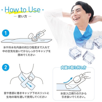 首に巻ける 氷のう 氷嚢 巻ける氷のう AFF WARE