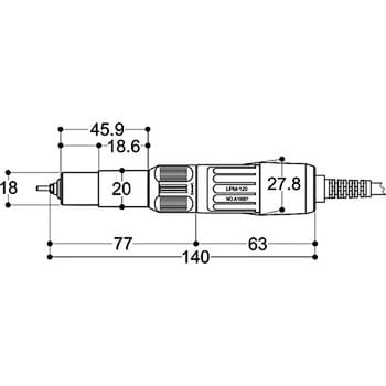 EPM-120 スピンドルミニペンタイプモーターユニット 1本 リューター