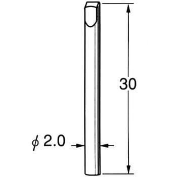 Q6033 超硬タガネ 1本 リューター(日本精密機械工作) 【通販サイト