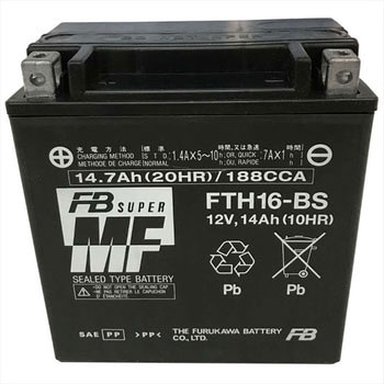 FTH16-BS 12V���n���`VRLA(����َ�)�o�b�e���[(�d���t�����σ^�C�v) �É͓d�r 19769059