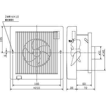 24時間換気機能付パイプ用ファン 三菱電機 パイプファン 通販モノタロウ V 12pld7