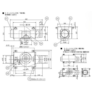 V-18ZM5 中間取付形ダクトファン / 低騒音タイプ 三菱電機 電圧100V 単