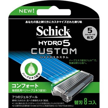 ハイドロ5カスタムコンフォート替刃 Schick(シック) カミソリ本体・替