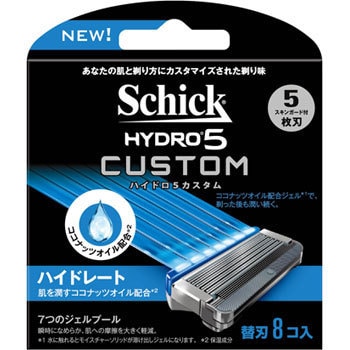 ハイドロ5カスタムハイドレート替刃 1個(8個) Schick(シック) 【通販