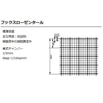 お歳暮 人気 血球計算盤 フックスローゼンタール盤 1セット 【通販 アズワン その他