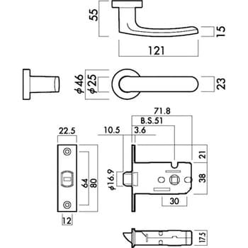 ハイレバーNo．33 空錠セット