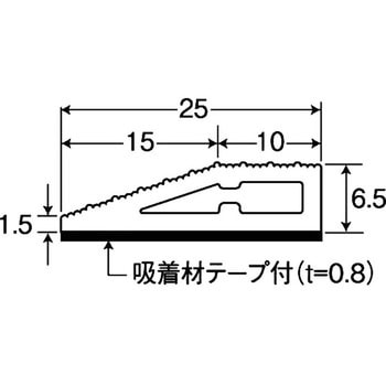 床金物 樹脂見切り ソフトエッジ(住宅・素足用) アシスト