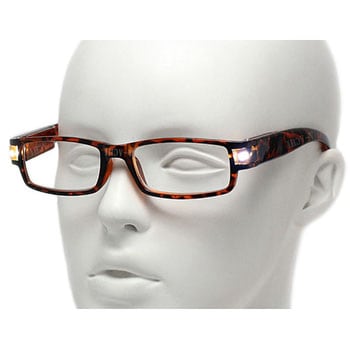 LEDライト付老眼鏡 CK-707BR クリアー光学