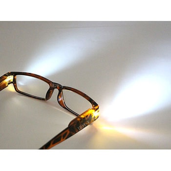LEDライト付老眼鏡 CK-707BR クリアー光学