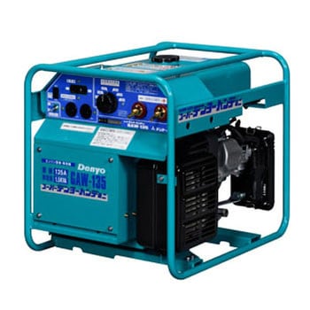 【レンタル】 小型ガソリンエンジン溶接機 GAW-135 (二次側ケーブル20mセット) デンヨー