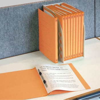 背補強 フラットファイル プラス(文具)
