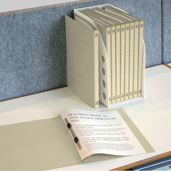 背補強 フラットファイル プラス(文具)