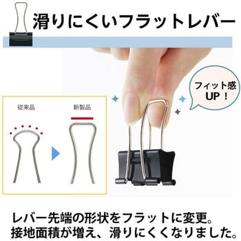 軽く開けるダブルクリップ エアかる PLUS(プラス)[文具]