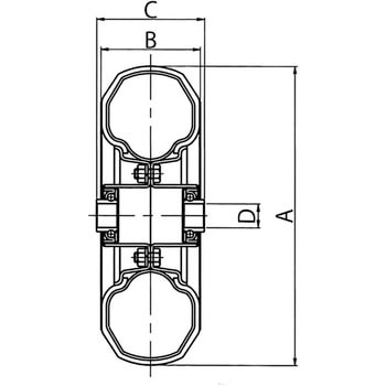 産業車輌用空気入車輪 H(空気入り車輪) 岡本工機