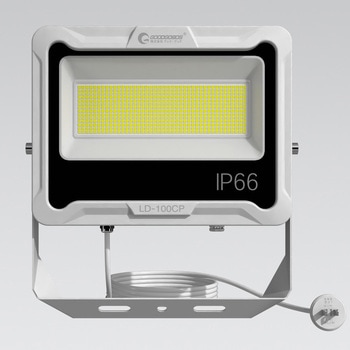 スタンド式投光器 5mコード LED 防水 広角 ワイド照射 GOODGOODS(グッド・グッズ)