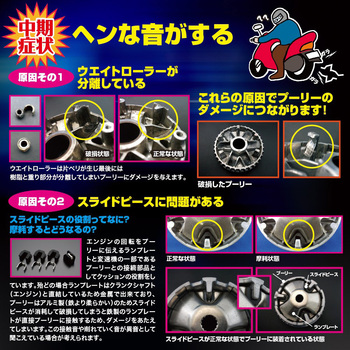 massimo スクーター用パフォーマンスドライブキット Grondement