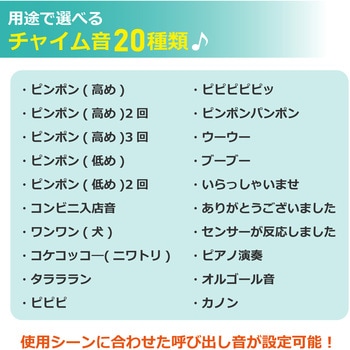 ワイヤレスチャイムチーク調受信器 ELPA