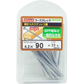 ステンコース 半ねじ 若井産業