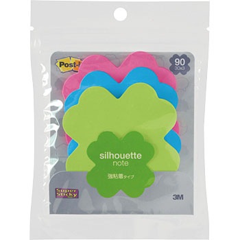 SSS-CL 【強粘着】 ポストイット 強粘着ふせん シルエットノート 3M スリーエム 3M(スリーエム) 19875817