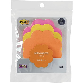 SSS-FL 【強粘着】 ポストイット 強粘着ふせん シルエットノート 3M スリーエム 3M(スリーエム) 19875826