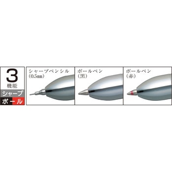多機能筆記具 Wアクション R3 sarabo スリム プラチナ万年筆