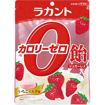 いちごページ  ラカント4袋 ラカント カロリーゼロ飴 いちご 1個(48g) SARAYA(サラヤ